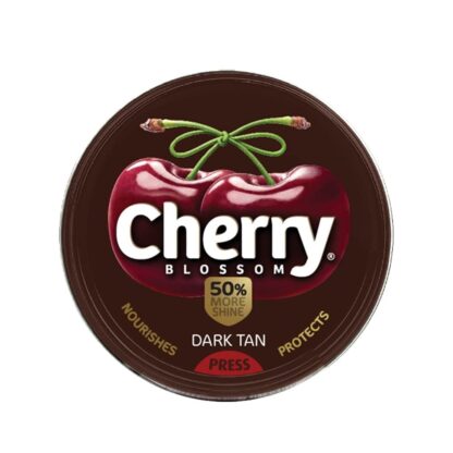 Cherry Blossom Shoe Polish Dark Tan 40G