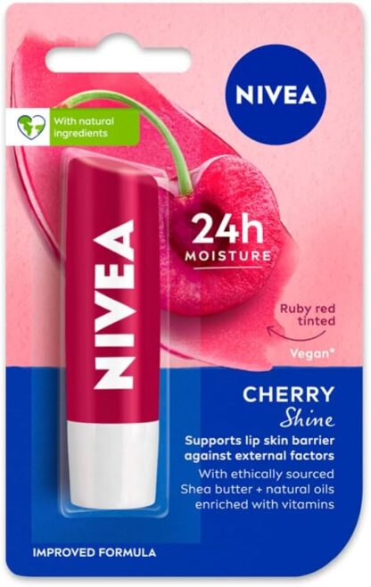 Nivea Cherry Shine Lip Care 4.8G