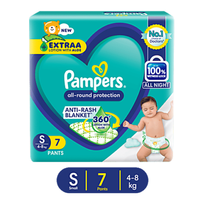 Pampers Lotion & Aloe Small 4-8KG