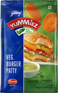 Yummiez Veg Burger Patty 340g