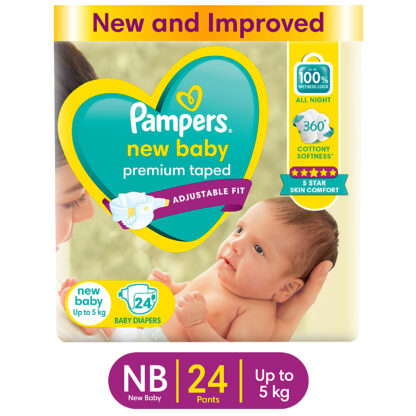 Pampers New Baby Diapers 24 Pieces