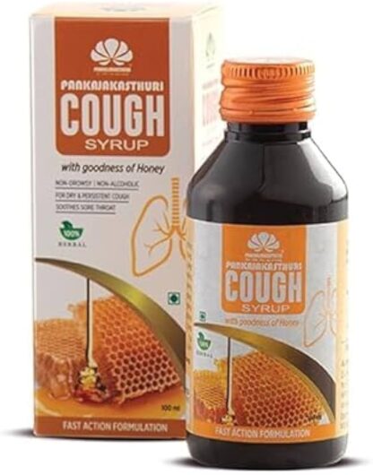 Pankajakasthuri Cough Syrup With Honey 100ML