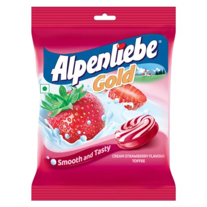 Alpenliebe Gold Strawberry Toffee 360g