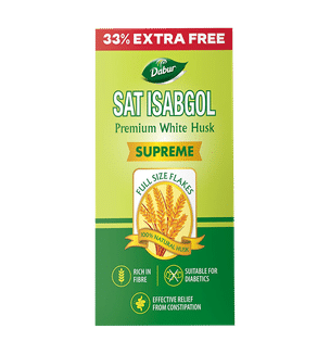 Dabur Sat Isabgol Pure White Husk 230g