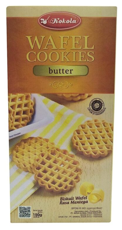 Kokola Waffle Butter Cookies 100g